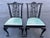 Chinoiserie Pair of Black Lacquered Chinoiserie Chairs For Sale - Image 3 of 12