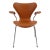 3207 Armchair in Cognac Leather by Arne Jacobsen for Fritz Hansen For Sale