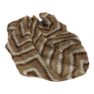Antique Moroccan Hand-Woven Mesh Textile For Sale