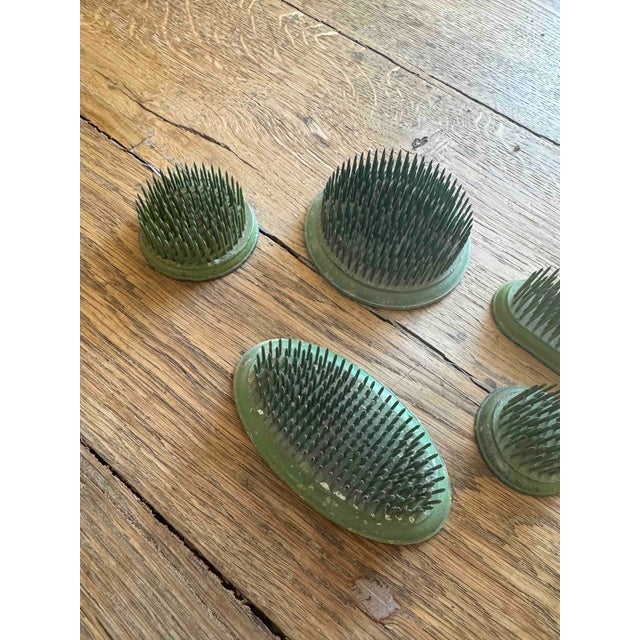 American Vintage Flower Frogs, Set of 5 For Sale - Image 3 of 6