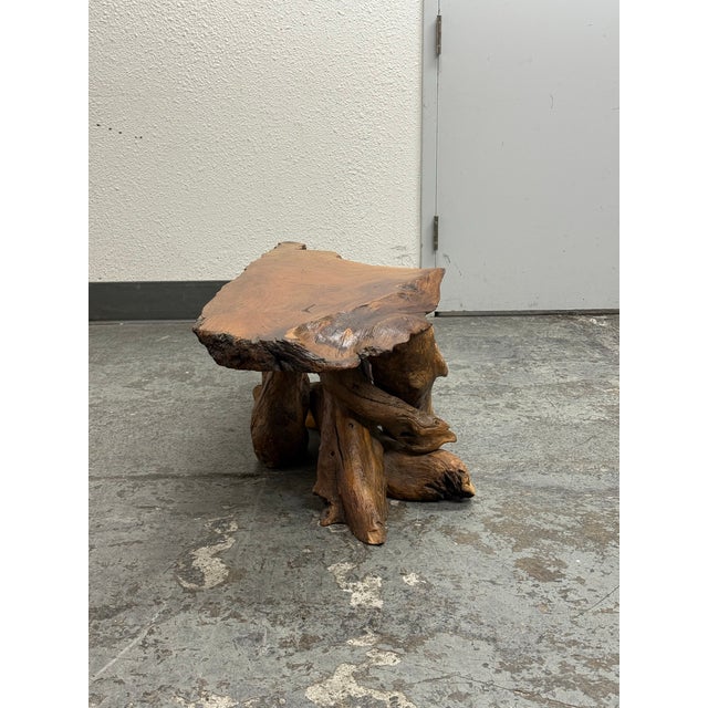 Live Edge Wood Coffee Table For Sale In San Francisco - Image 6 of 12