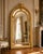 Late20C French Louis XVI Gold Beech Floor Mirror-1 Pc For Sale - Image 9 of 9