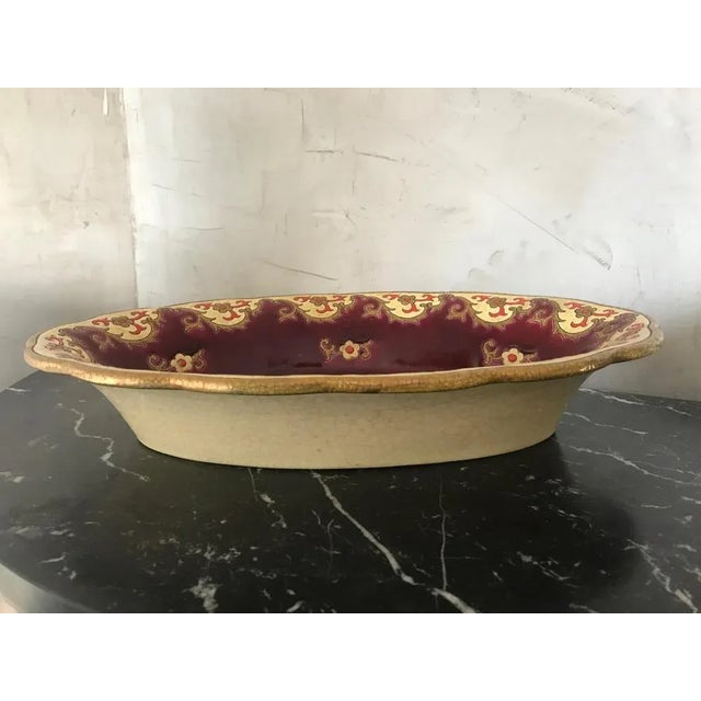 Vintage Earthenware Plate, 1950s For Sale - Image 9 of 10