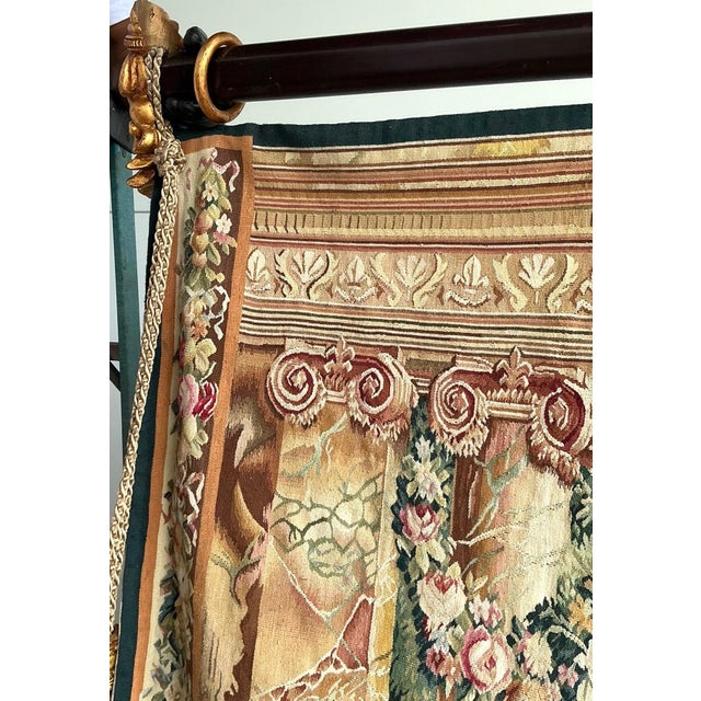 2020s Vintage “Chateau Bellevue” Tapestry From Tenture Des Maisons Royals For Sale - Image 5 of 14