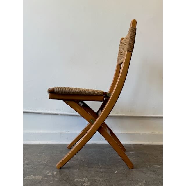 Hans Wegner Vintage Japanese Folding Chair For Sale - Image 4 of 10