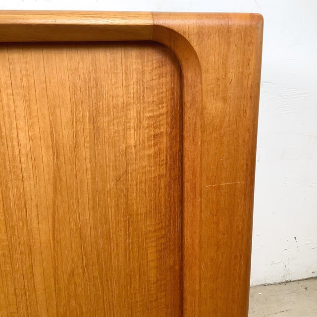 Bernhard Pedersen & Søn Danish Teak Tambour Door Credenza For Sale - Image 17 of 17