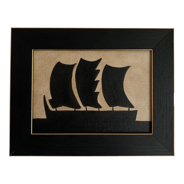 Contemporary Impressionist Style Seascape Painting on Canvas, Framed For Sale