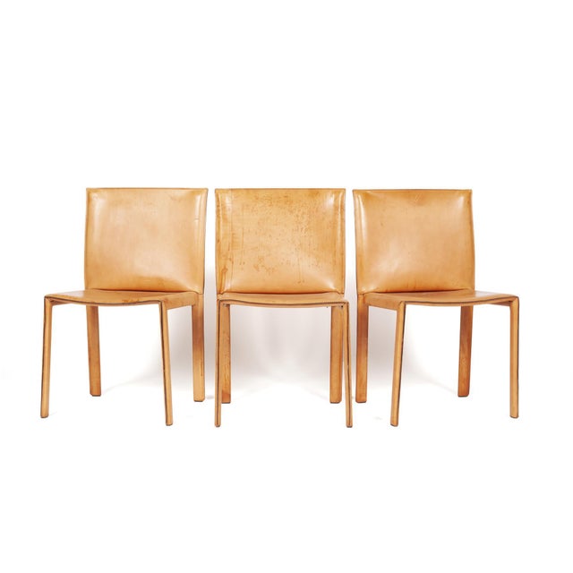 SET OF SIX ENRICO PELLIZZONI "PASQUALINA" SIDE CHAIRS - the synthesis of delicate design and perfect proportions, artisan...