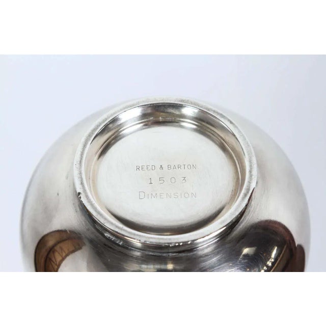 Reed & Barton Vintage John Prip for Reed & Barton "Dimension" Tea and Coffee Set Service - 3 Pieces For Sale - Image 4 of 8