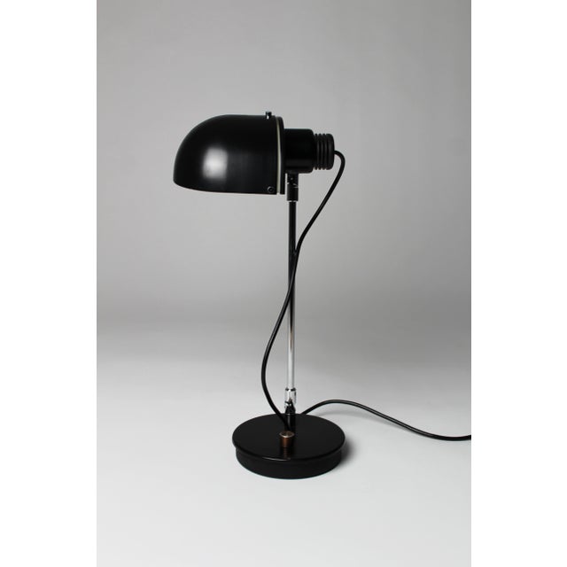 Vintage Spanish Madom Table Lamp in Black Lacquered Metal, 1970s For Sale - Image 16 of 16
