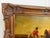 Green Large Vintage Oil Painting English Fox Hunt Horses Hounds Hunting Scene Signed For Sale - Image 8 of 12