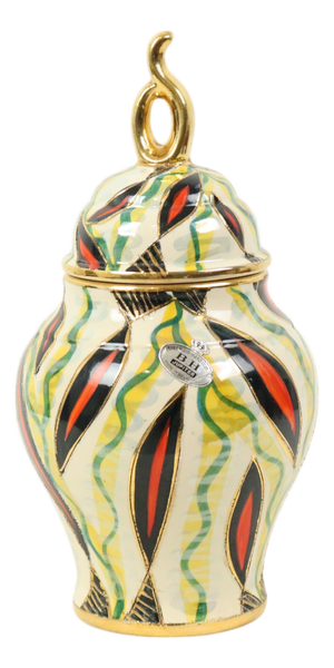Jupiter Lidded Vase by H. Bequet, 1950s