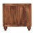 Brown Roasted Almond-Finish Mango Wood Grooved 2-Door Sideboard For Sale - Image 8 of 8