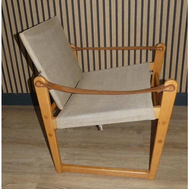 Vintage Safari Chair by Bengt Ruda for Ikea, 1960s For Sale - Image 9 of 12