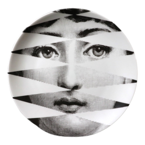 Fornasetti Porcelain Themes & Variation Plate, Pattern Number 46