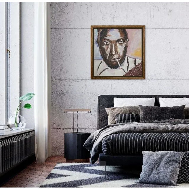 2020s Modern Portraiture, Robert Johnson in Oil For Sale - Image 5 of 8