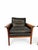 Mid-Century Modern 1960s Attributed to Hans Olson Rosewood and Black Leather Lounge Chairs - Pair For Sale - Image 3 of 11