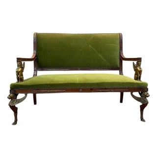 Vintage Empire Sofa For Sale