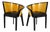 Paul Haigh Sinistra Chairs by Bernhardt For Sale