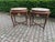 1920 French Louis XVI Mahogany Marble Side Tables - Pair of 2 PCS For Sale - Image 14 of 18