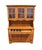 Brown Ethan Allen Heirloom Nutmeg Maple Colonial Early American 47" Buffet W. China Hutch 10-6018 / 10-6036 For Sale - Image 8 of 18