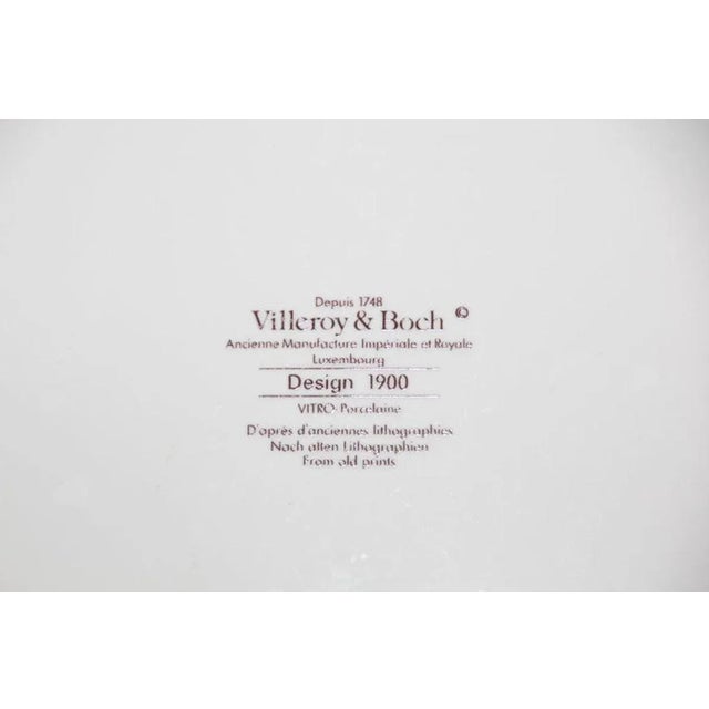 Art Deco Design Porcelain Plate Collectible Villeroy and Boch For Sale - Image 11 of 13