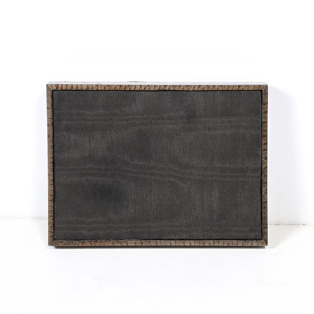 Mid-Century Modernist Python Skin Tray by Karl Springer For Sale - Image 10 of 10