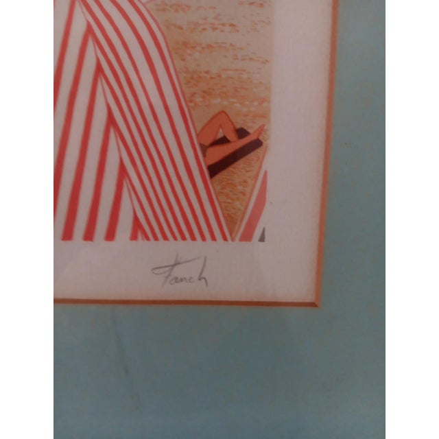 Glass 1980s Pair of Fanch Ledan Signed, Numbered Lithographs For Sale - Image 7 of 12