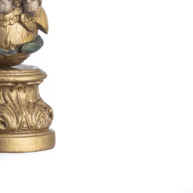 19th Century Our Lady of the Conception Sculpture For Sale - Image 5 of 6