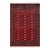 Rustic Bokhara Mann Red/Beige Hand Knotted Wool Rug For Sale