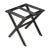 Spritely Home Accent Furniture Anthony Luggage Rack, Black For Sale - Image 4 of 4