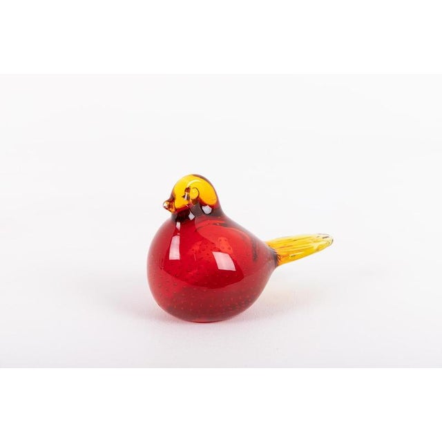 1970s Swedish Art Glass Birds Sculptures from Bergdala, 1970s, Set of 2 For Sale - Image 5 of 12