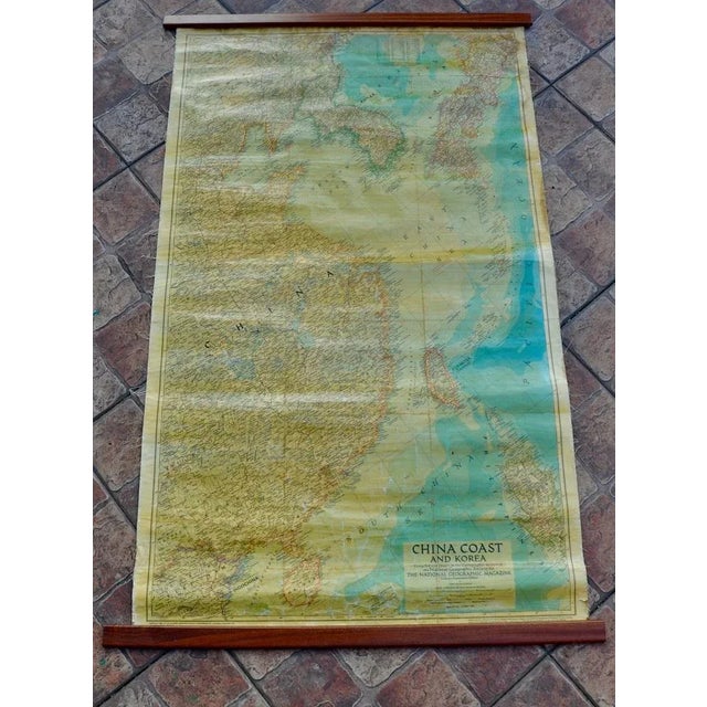 Vintage Korea and China Map, 1953 For Sale - Image 11 of 11
