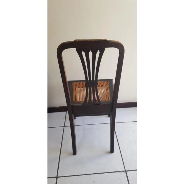 Early 20th Century Vintage Brown Chair For Sale - Image 4 of 8