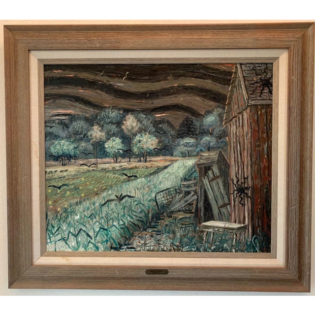 1950s James Apostle "Tobacco Road" Painting For Sale - Image 13 of 13