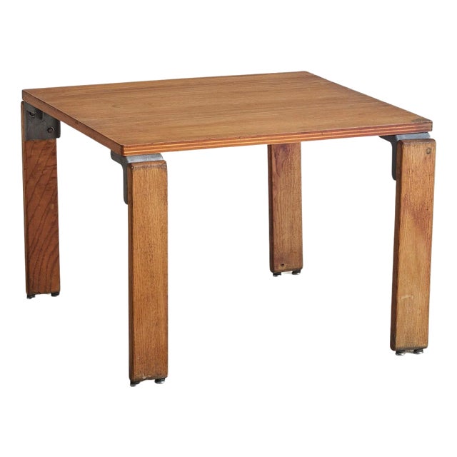 French Ash Wood Coffee Table by Georges Candilis & Anja Blomstedt for Sentou For Sale