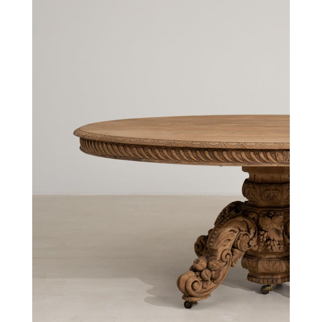 Late 19th Century Henri II Oval Center Table, Antique, France, Circa 1880 For Sale - Image 5 of 14
