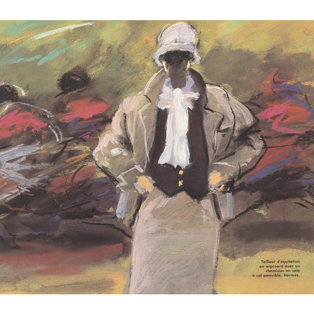 This is a vintage 1986 French print for the equestrian who loves to ride in Hermes fashion! This is the first time we have...