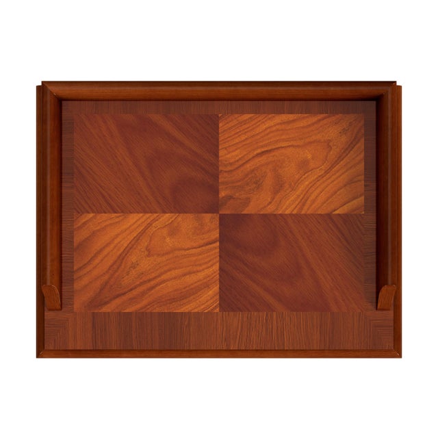 Wood Hardwick 4 Drawer Chest, Medium Brown For Sale - Image 7 of 8