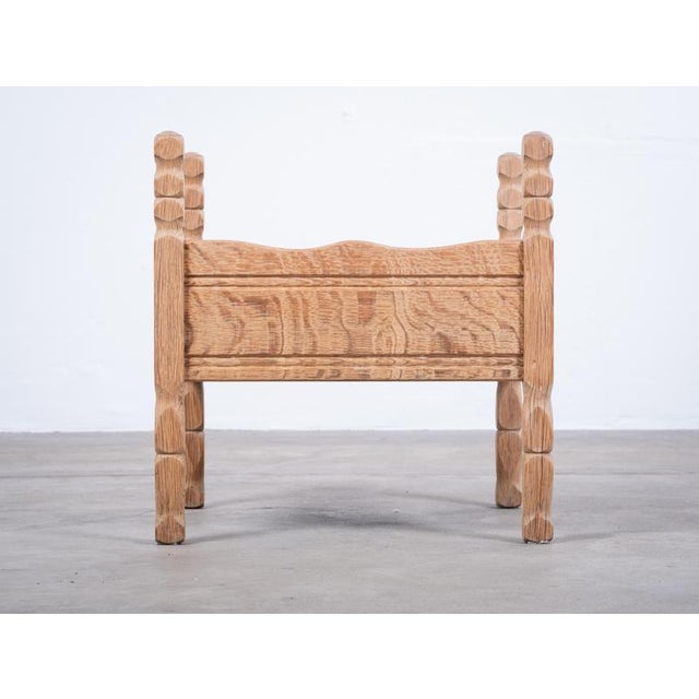 1960s Oak Planter Stand by Henning Kjærnulf, Denmark, 1960s For Sale - Image 5 of 9