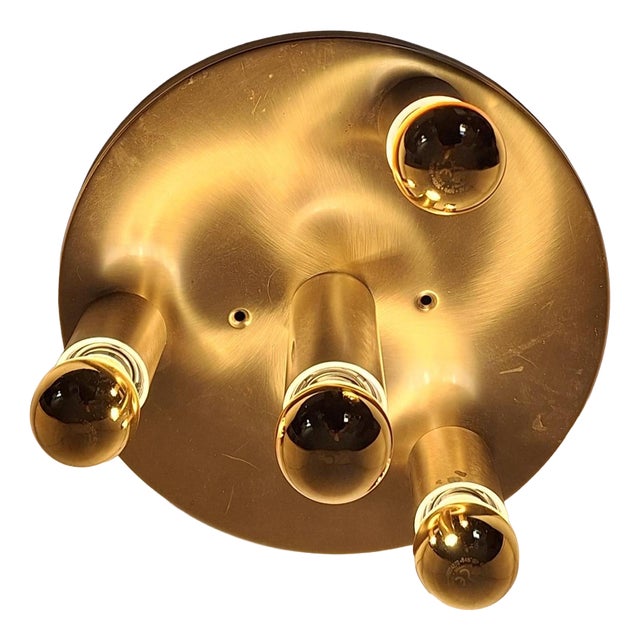 Vintage Minimalist Ceiling Lamp by Huthman Lighting, 1980s For Sale