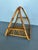 Mid-Century Modern Mid-Century Modern Bamboo and Rattan Magazine, Circa 1970s For Sale - Image 3 of 8