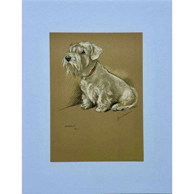 Original print by British painter and printmaker Lucy Dawson (1875–1954), known for her animal portraits, specifically...