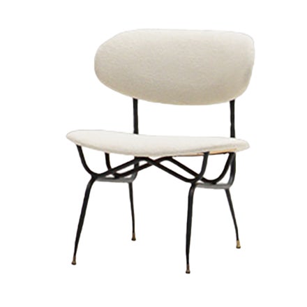 Lounge Chair attributed to Gastone Rinaldi, 1960s For Sale