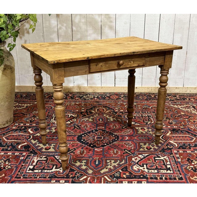 20th Century Desk in Poplar, Elm and Beech, 1920s For Sale - Image 9 of 10