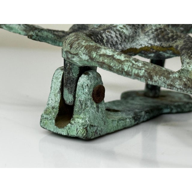 American Bronze Gecko Door Knocker, in the Manner of Oscar Bach, Circa 1915 For Sale - Image 13 of 18