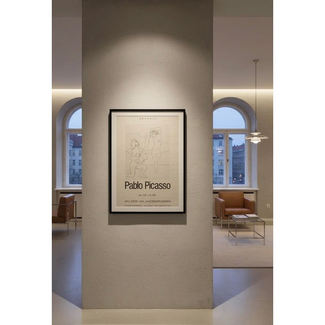 Pablo Picasso (1881–1973), Galerie am Jakobsbrunnen (1984), Original Vintage Art Poster Original vintage Pablo Picasso...
