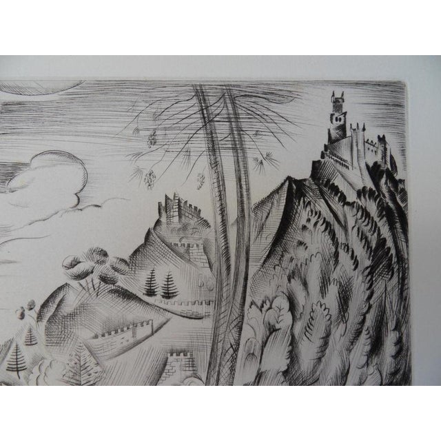 Modern Mily Possoz, La Vallée du Douro, Etching For Sale - Image 3 of 5