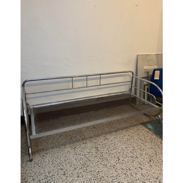Bauhaus Bauhaus Chrome Daybed by Robert Slezak, 1930s For Sale - Image 3 of 9