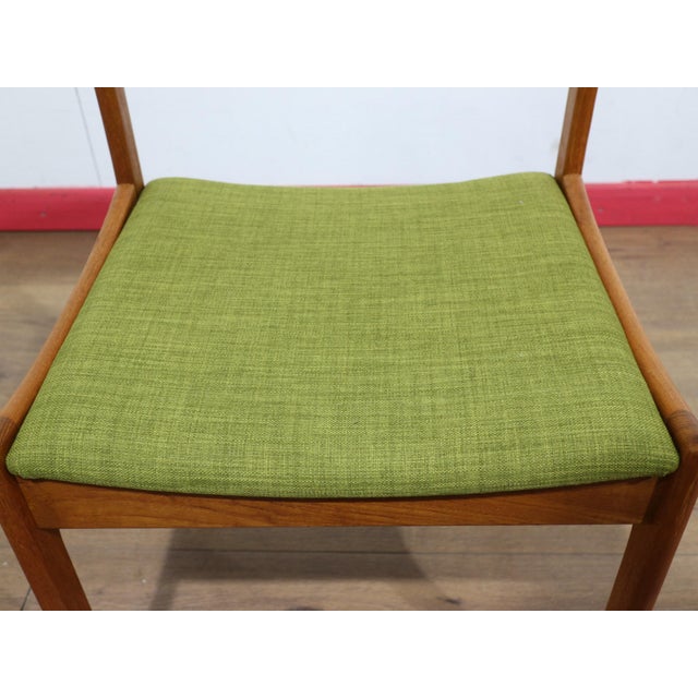 Mid Century Modern Vintage Teak Danish Dining Chairs X 6 For Sale - Image 9 of 15